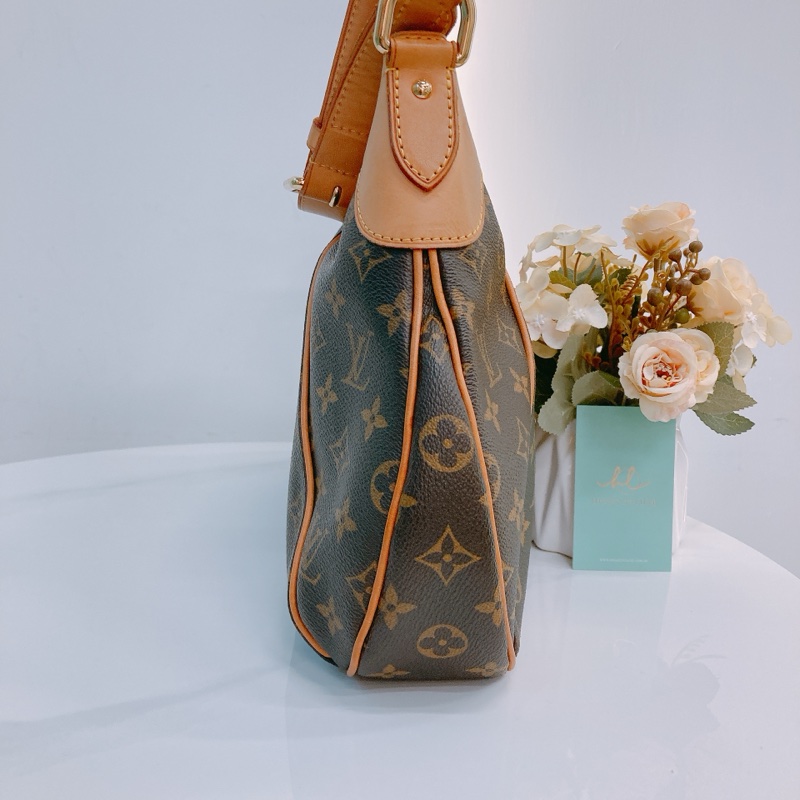 MS0396 LOUIS VUITTON 路易威登經典花紋蝴蝶結型單肩包包THAMES GM MONOGRAM CANVAS-3