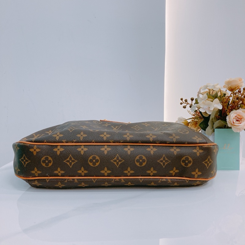 MS0396 LOUIS VUITTON 路易威登經典花紋蝴蝶結型單肩包包THAMES GM MONOGRAM CANVAS-4