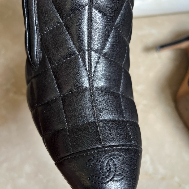 CHANEL高筒窄靴-5