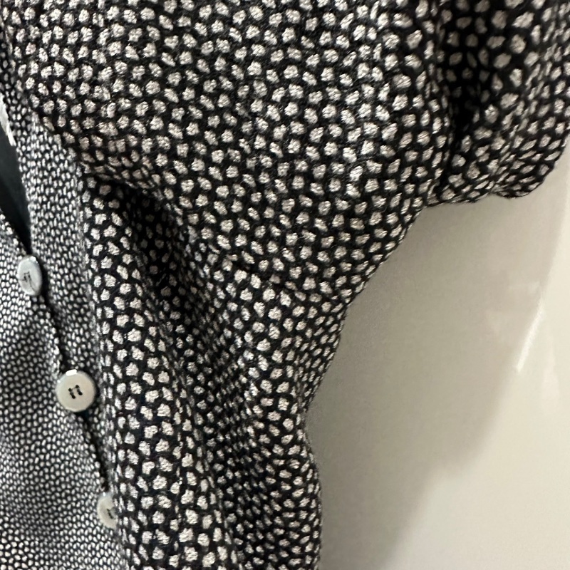 【美收精品】ARMANI 黑白點點灰釦西裝外套 4-526-6