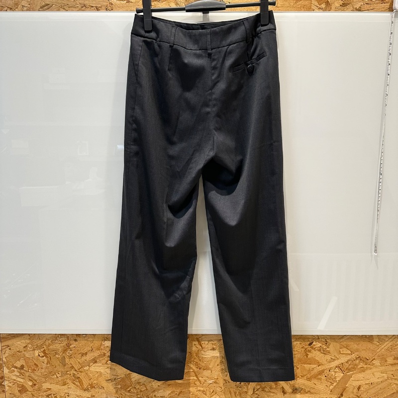 【美收精品】ARMANI 黑灰色西裝褲 4-527-2