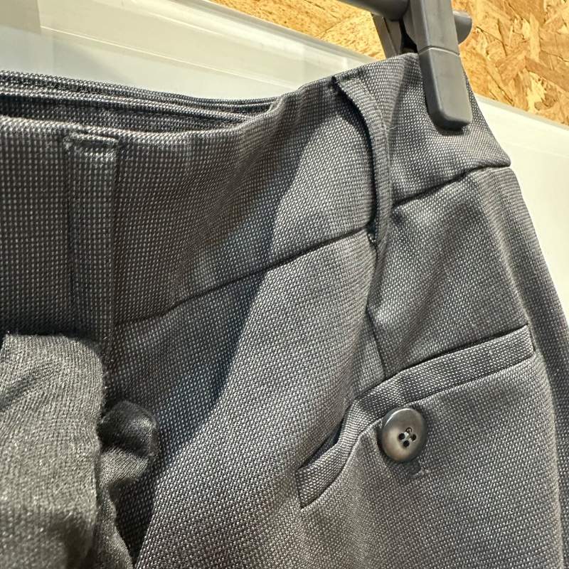 【美收精品】ARMANI 黑灰色西裝褲 4-527-6