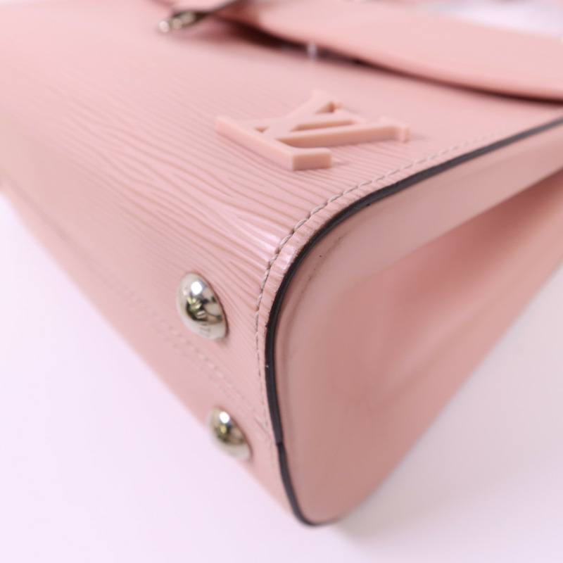 LOUIS VUITTON Epi Cluny BB銀扣手挽肩背兩用袋-12