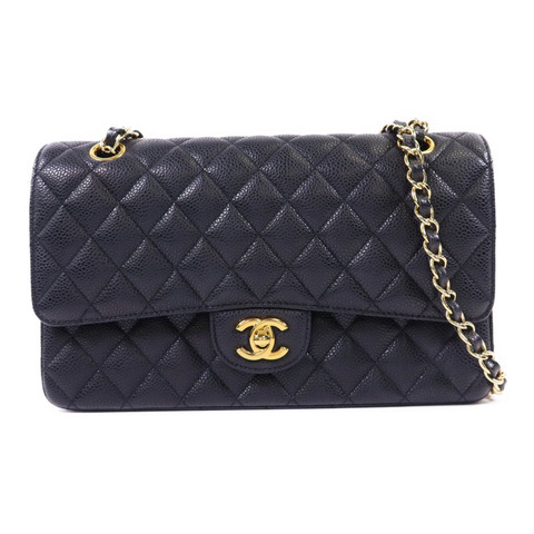 CHANEL 牛皮皮革Classic 25金扣鏈帶肩背袋