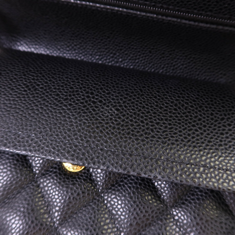 CHANEL 牛皮皮革Classic 25金扣鏈帶肩背袋-17