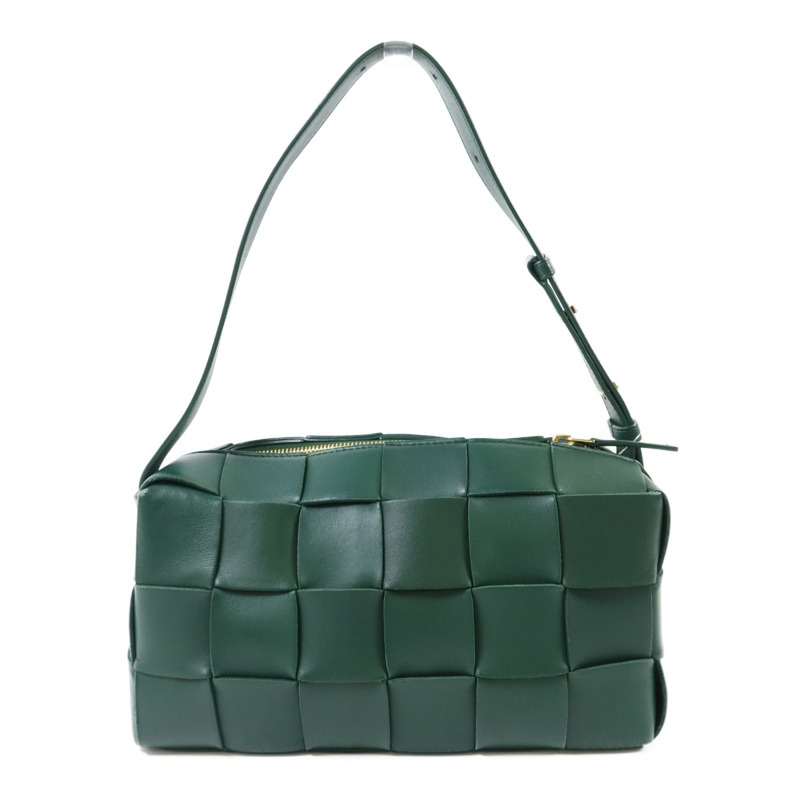 BOTTEGA VENETA 牛皮皮革Brick Cassette金扣肩背袋-0