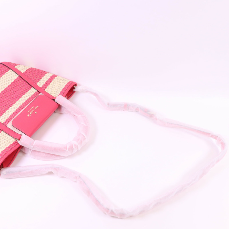Kate Spade 皮革/Straw2 Way Shoulder Bag金扣手挽肩背兩用袋-4
