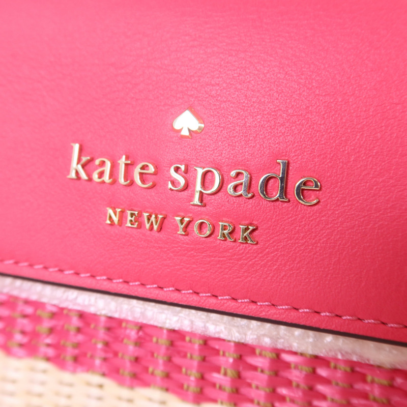 Kate Spade 皮革/Straw2 Way Shoulder Bag金扣手挽肩背兩用袋-8