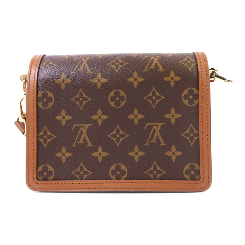 LOUIS VUITTON Monogram Reverse Mini Dauphine金扣肩背袋-1