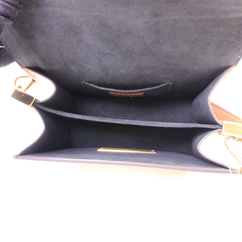 LOUIS VUITTON Monogram Reverse Mini Dauphine金扣肩背袋-5