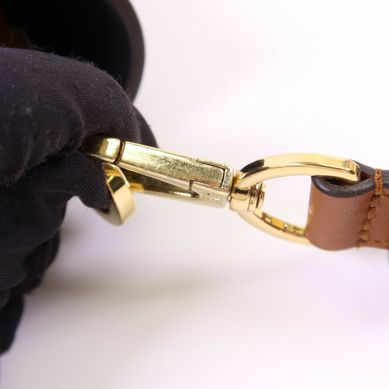 LOUIS VUITTON Monogram Reverse Mini Dauphine金扣肩背袋-9