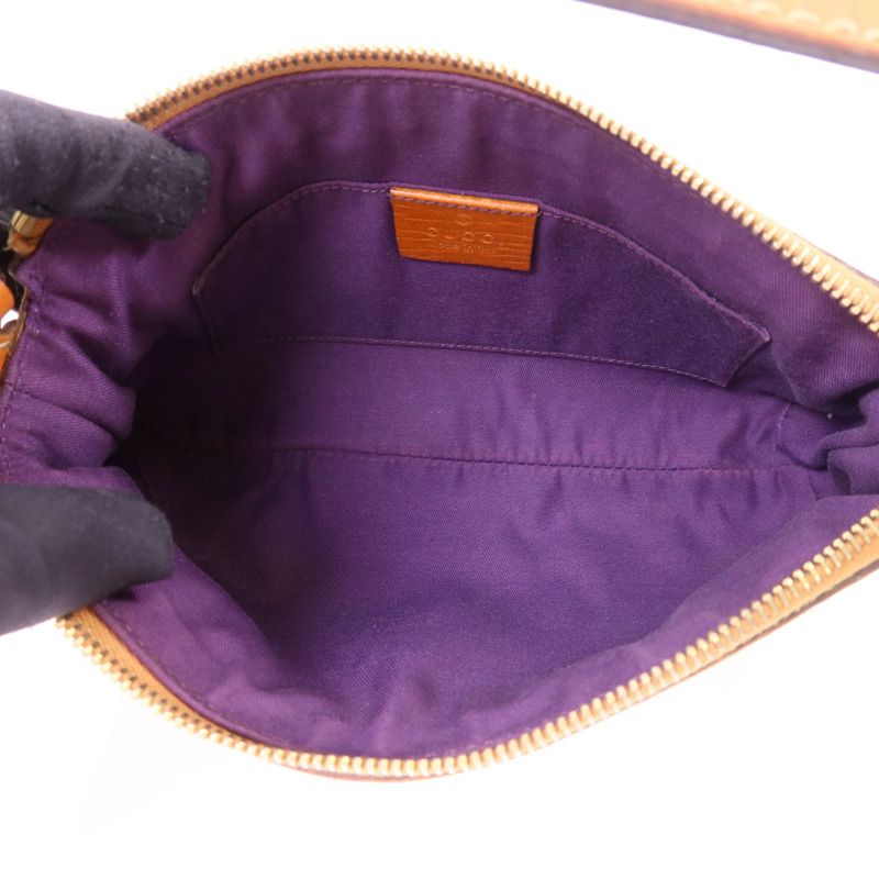 GUCCI 帆布Shoulder Bag金扣肩背袋-5