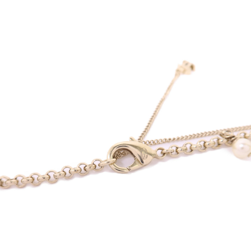CHANEL 金屬/PVC Necklace金扣項鍊-4