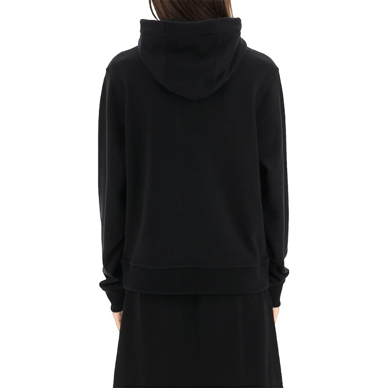 Burberry Logo Print Cotton Hoodie for Women in Black - 8054386-Black ( Size: S / M / L )-1