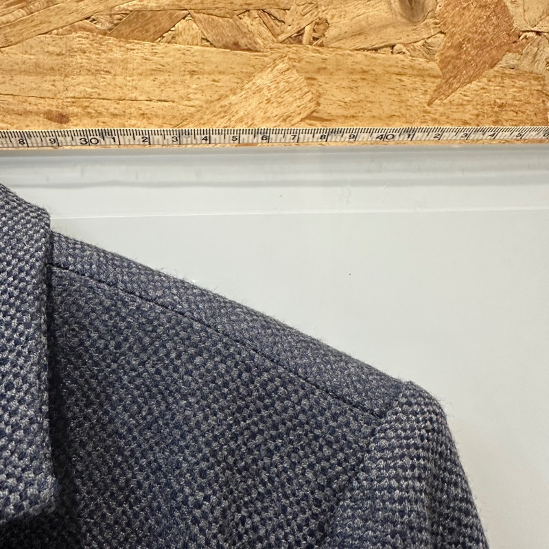 【美收精品】ARMANI 灰藍色西裝外套 4-529-7