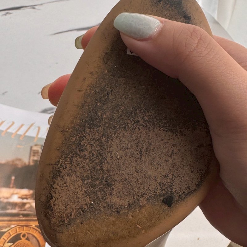 Gucci米白色拼黑色高跟鞋-32