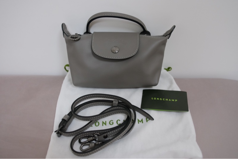 LE PLIAGE XTRA 手拿包 XS 斑鳩色 - 皮革-2