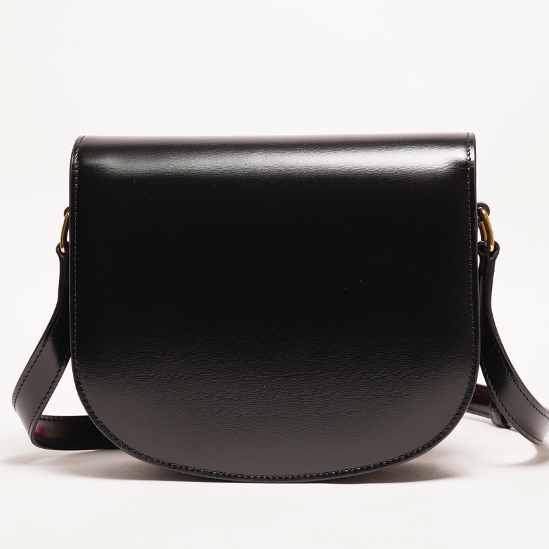 CELINE 牛皮 TEEN BESACE TRIOMPHE 凱旋門馬鞍包/斜背包-1