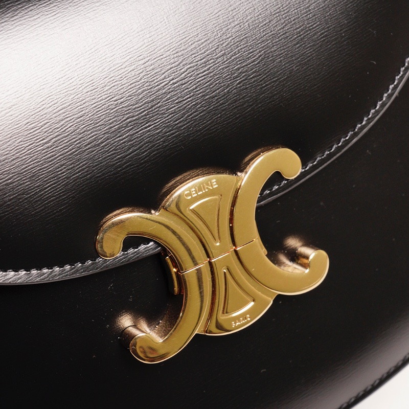 CELINE 牛皮 TEEN BESACE TRIOMPHE 凱旋門馬鞍包/斜背包-3