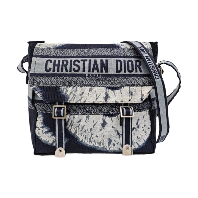 DIOR Diorcamp藍色帆布單肩包-0