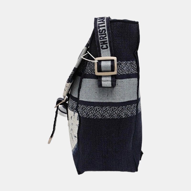 DIOR Diorcamp藍色帆布單肩包-2