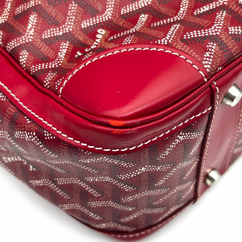 「JL精品代購」 Goyard聖誕紅手提保齡球公文包-10