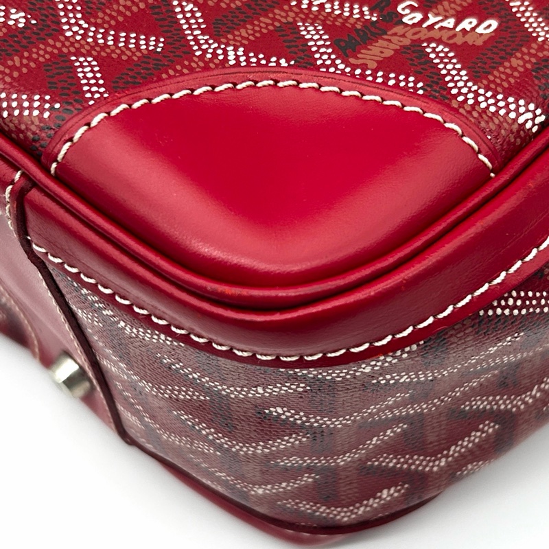 「JL精品代購」 Goyard聖誕紅手提保齡球公文包-11