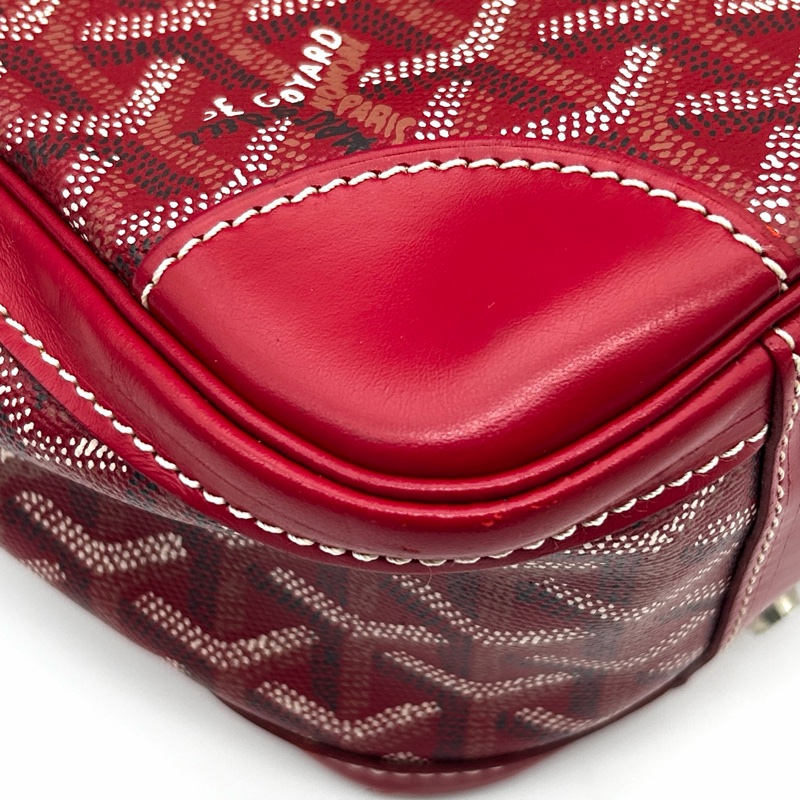 「JL精品代購」 Goyard聖誕紅手提保齡球公文包-12