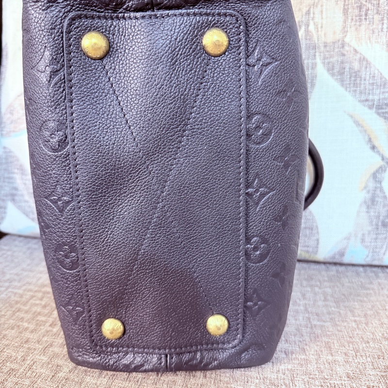 LV全牛皮老花壓紋 speedy25 波士頓包-2