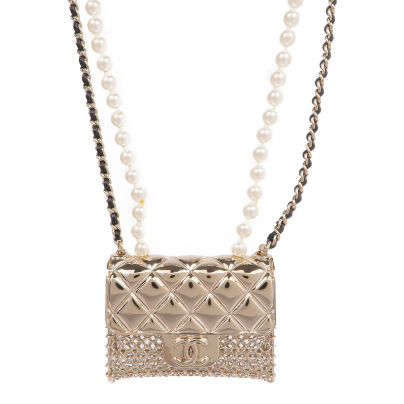 CHANEL PVC/金屬Long Necklace項鍊-0