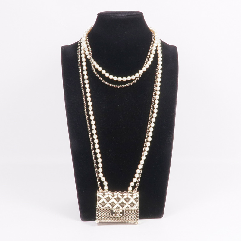 CHANEL PVC/金屬Long Necklace項鍊-6