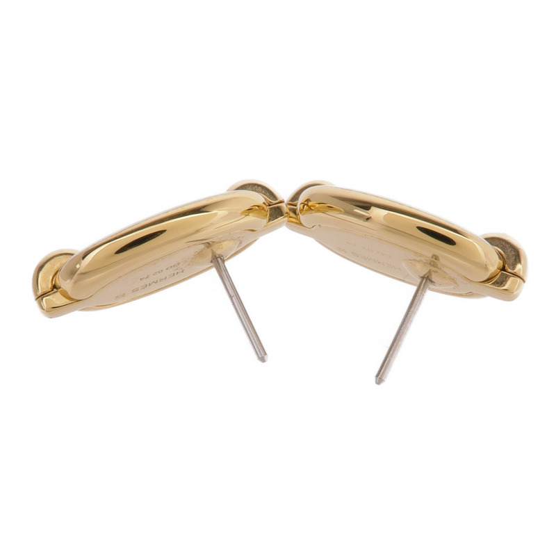 HERMES 金屬Mini Maillon Earrings耳環-3