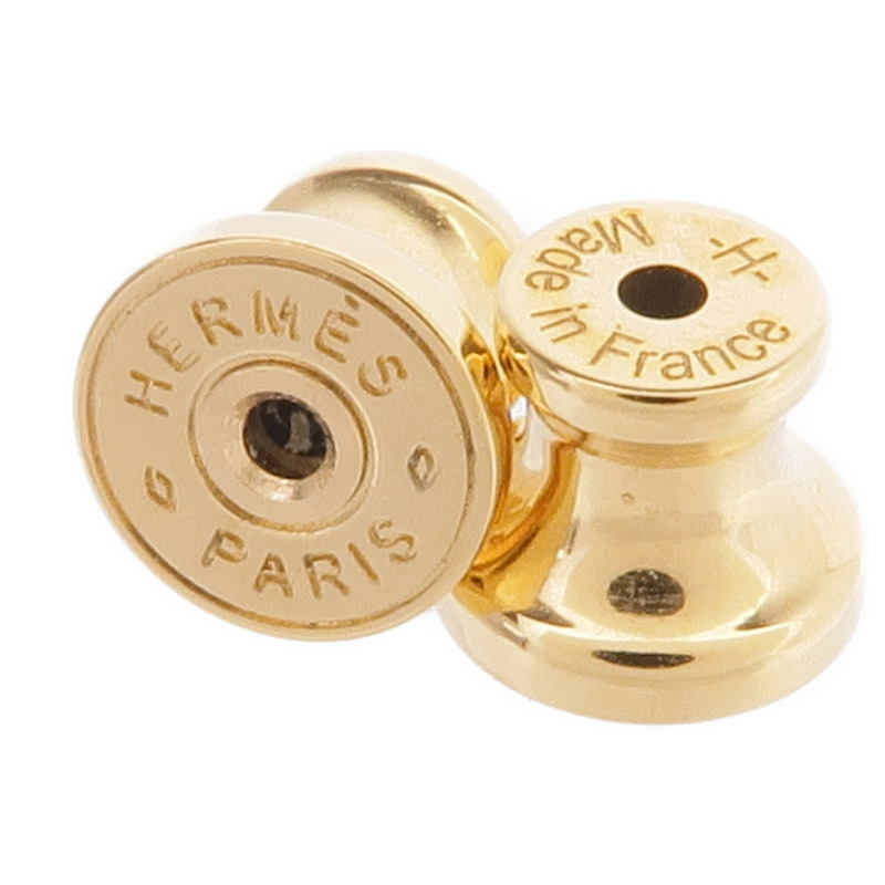 HERMES 金屬Mini Maillon Earrings耳環-4