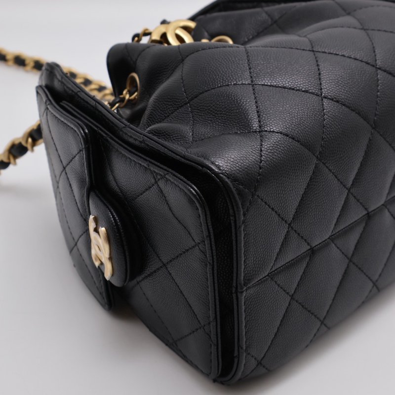 CHANEL 25 Mini hobo bag - 小號黑金-6