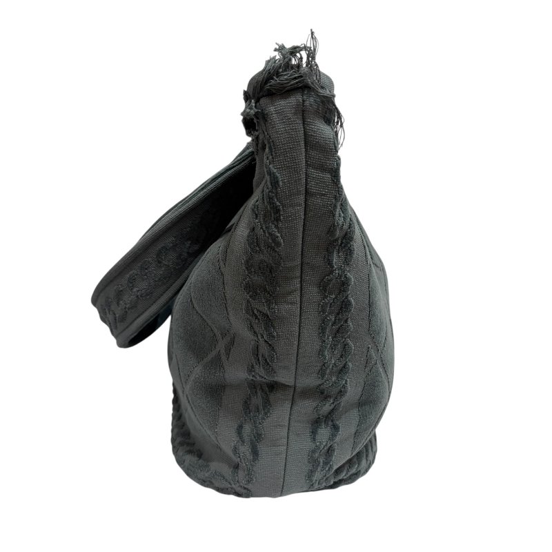 【美收精品】CHANEL 灰藍色毛巾包組 4-480-3