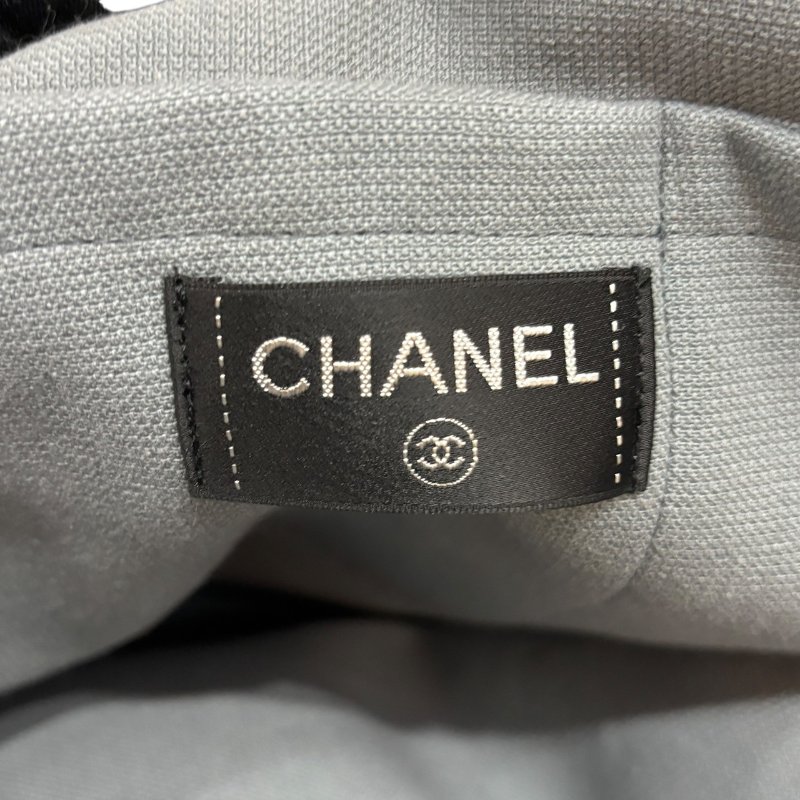 【美收精品】CHANEL 灰藍色毛巾包組 4-480-10