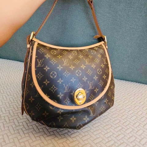 Louis Vuitton Monogram Tulum金扣肩背袋