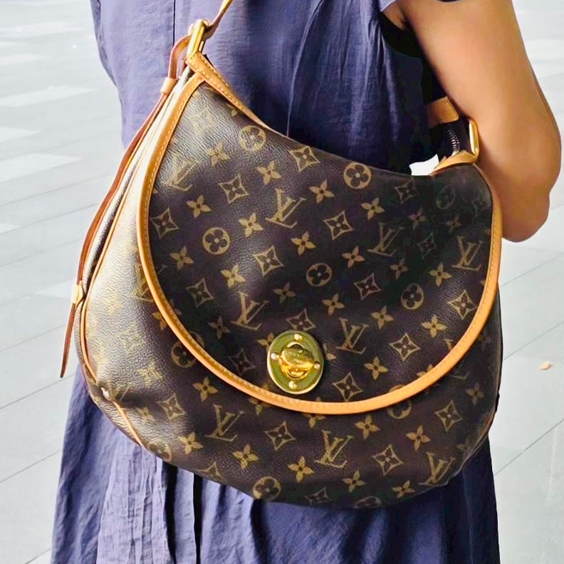 Louis Vuitton Monogram Tulum金扣肩背袋-3