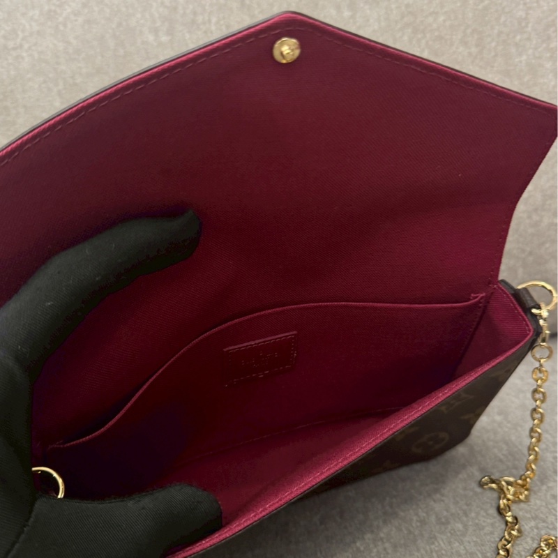 LV經典老花三合一斜背包-7