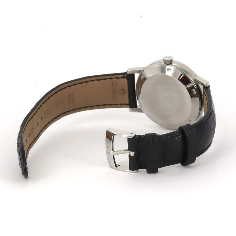 歐米茄日內瓦日期不鏽鋼自動腕錶-5