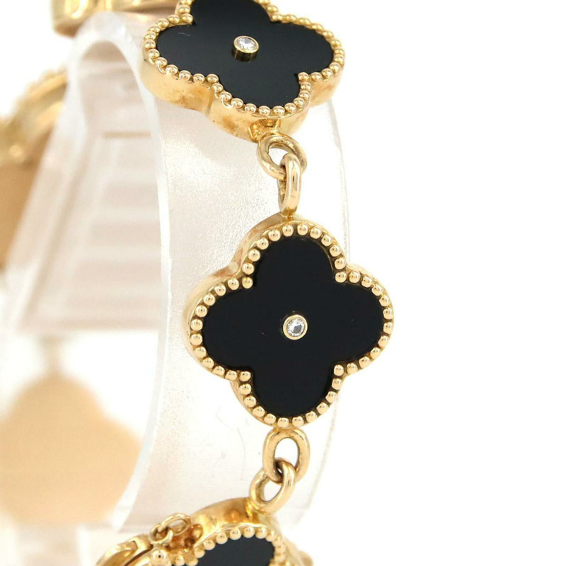 梵克雅寶 Alhambra YG 4P 122974 石英腕錶-2