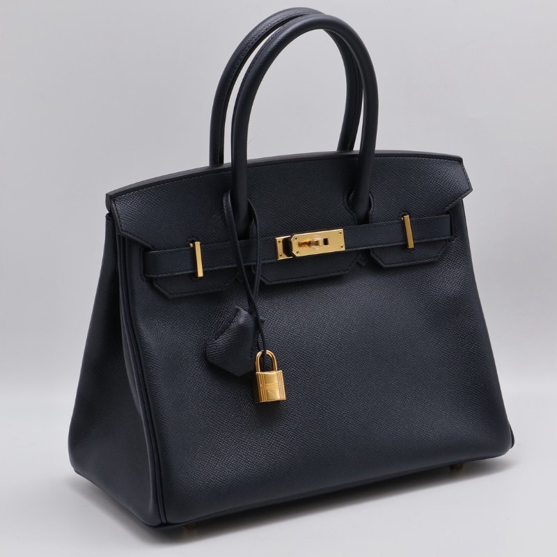 HERMES Birkin 30 - 綻藍金 A-9