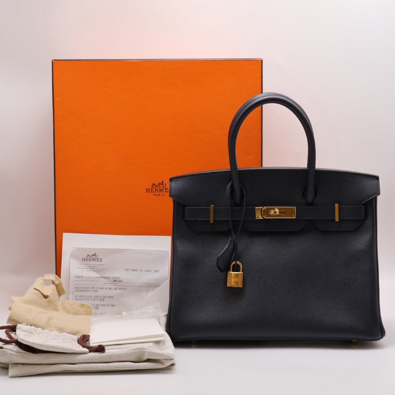 HERMES Birkin 30 - 綻藍金 A-10