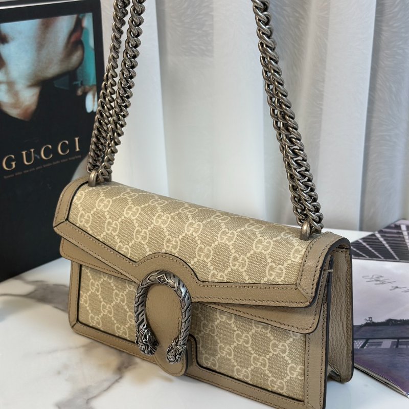 GUCCI Dionysus老花酒神包 - 中號燕麥-3