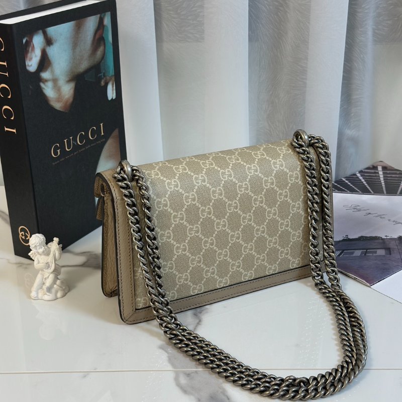 GUCCI Dionysus老花酒神包 - 中號燕麥-6