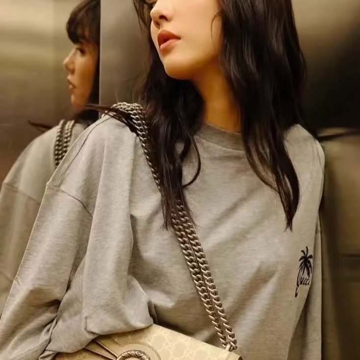 GUCCI Dionysus老花酒神包 - 中號燕麥-8