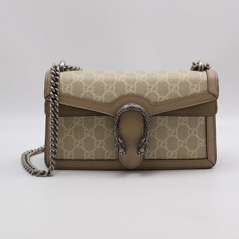 GUCCI Dionysus老花酒神包 - 中號燕麥