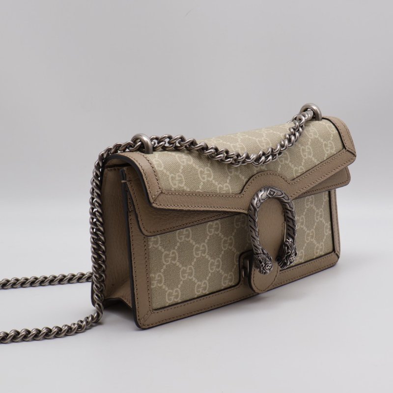 GUCCI Dionysus老花酒神包 - 中號燕麥-9