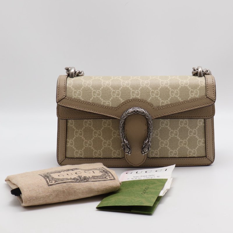 GUCCI Dionysus老花酒神包 - 中號燕麥-10