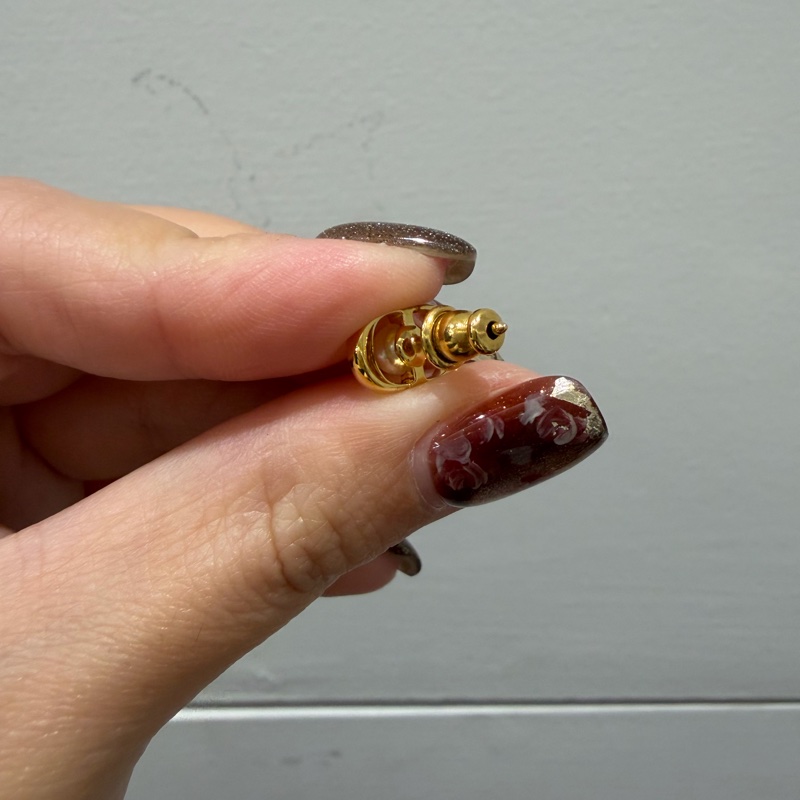 Dior Petit CD Jolie珍珠耳針式耳環-1